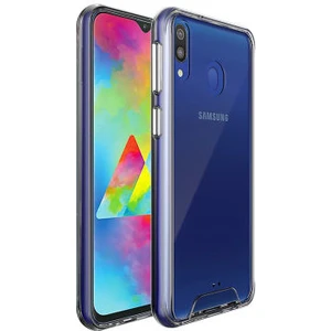 Techno Guru Samsung Galaxy M20 Ultra Koruma Sağlayan Sert ve Şeffaf Gard Premium Silikon Kılıf