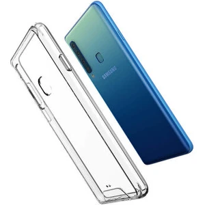 Techno Guru Samsung Galaxy A9 2018 Ultra Koruma Sağlayan Sert ve Şeffaf Gard Premium Silikon Kılıf