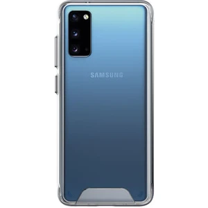 Techno Guru Samsung Galaxy S20 Ultra Koruma Sağlayan Sert ve Şeffaf Gard Premium Silikon Kılıf