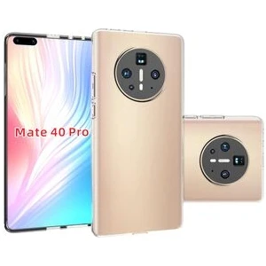 Techno Guru Huawei Mate 40 Pro Esnek ve Şeffaf Sheer Premium Tpu Silikon Kılıf
