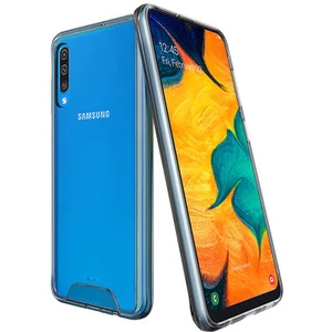 Techno Guru Samsung Galaxy A30S Ultra Koruma Sağlayan Sert ve Şeffaf Gard Premium Silikon Kılıf