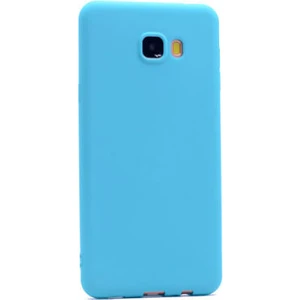 Samsung Galaxy C7 İle Uyumlu Kılıf Esnek Legger Silicone Cover