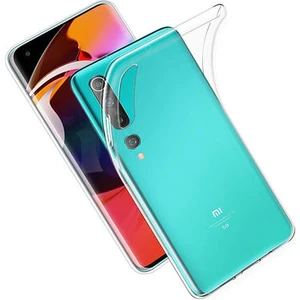 Techno Guru Xiaomi Mi 10 Esnek ve Şeffaf Sheer Premium Tpu Silikon Kılıf