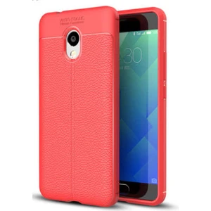 Meizu M5S Kılıf Deri Desenli ve Esnek Yapılı Sağlam Derry Silikon Kılıf