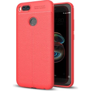 Xiaomi Mi 5x Kılıf Deri Desenli ve Esnek Yapılı Sağlam Derry Silikon Kılıf