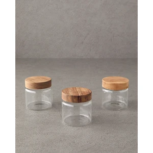 English Home Alina Borosilkat 3'lü Baharatlık Şeffaf