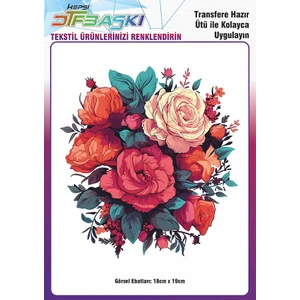 F17 Ajans Ütü ile Yapışan Tişört Tekstil Dtf Transfer Baskı