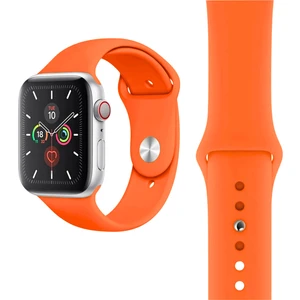 Apple Watch 1 2 3 4 5 6 7 8 9 Se 38-40-41 mm Uyumlu Premium Spor Yumuşak Silikon Saat Kordon Kayış