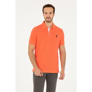 U.S. Polo Assn. Erkek Nar Çiçeği Tişört Basic 50279611-VR039