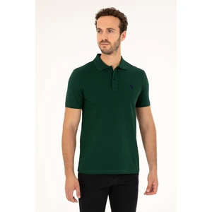 U.S. Polo Assn. Erkek Koyu Yeşil Tişört Basic 50279573-VR079