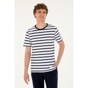 U.S. Polo Assn. Erkek Beyaz Tişört 50287043-VR013
