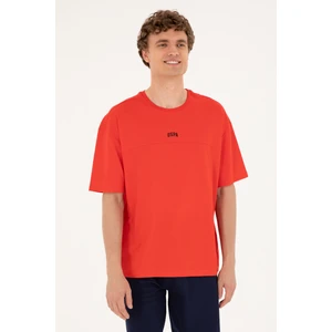 U.S. Polo Assn. Erkek Kırmızı Tişört 50287083-VR030