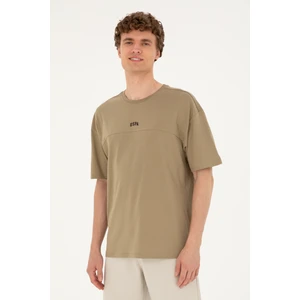 U.S. Polo Assn. Erkek Haki Tişört 50287083-VR027