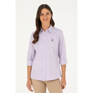 U.S. Polo Assn. Kadın Lila Gömlek Basic 50283987-VR034