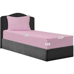 Ender Home Tek Kişilik Lastikli Penye Çarşaf  % 100 Pamuk Örme Kumaş