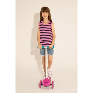U.S. Polo Assn. Kız Çocuk Menekşe Tişört 50288431-VR037