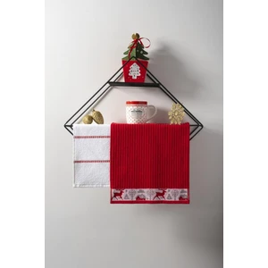 Ender Home 30X50 Yılbaşı Christmas Yeni Yıl Temalı 2'li Havlu Seti