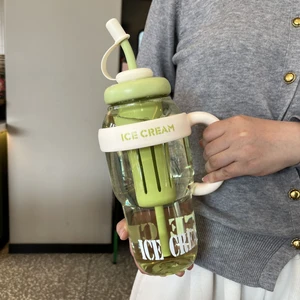 Plastik Bardak, Pipetli Bardak, Spor Su Şişesi 1300ML (Yurt Dışından)