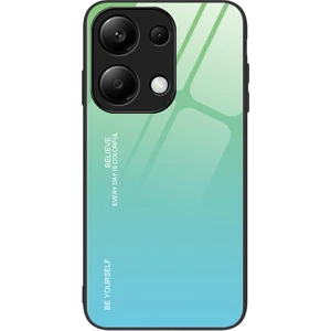 4U Sky Xiaomi Redmi Note 13 Pro 4g Cep Telefonu Kılıfı Için Temperli Cam+Pc+Tpu Degrade Kapak-Mavi/mavi (Yurt Dışından)