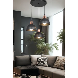 Ag Light Design Siyah Sarkıt Avize Salon Mutfak Koridor Yatak Odası Lamba