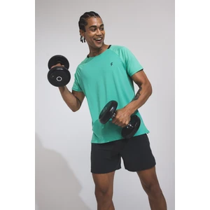 Defactofit Standart Fit Bisiklet Yaka Sporcu Ağır Kumaş Kısa Kollu Tişört C1488AX24SM