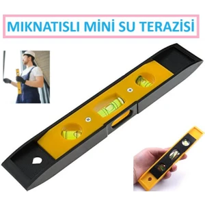 Su Terazisi Mini Eğim Ölçen Terazi Mıknatıslı Çok Amaçlı Ölçüm 22CM Yüzey Ölçümü