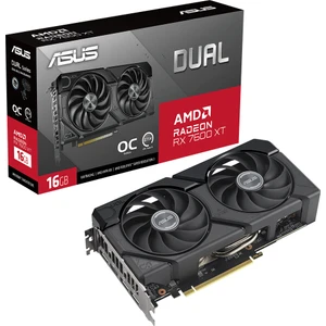 DUAL-RX7600XT-O16G Amd Radeon Rx 7600 Xt 16GB Gddr6 128BIT Oc HDMI 3xdp Ekran Kartı