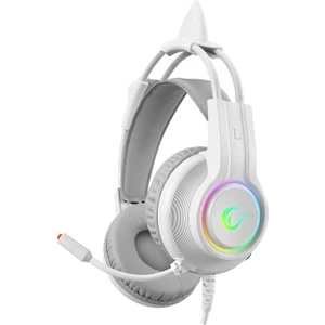 RM-K91 X-Catty Beyaz USB 7.1 Version Rgb Gaming Oyuncu Mikrofonlu Kulaklık