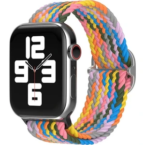 Apple Watch Uyumlu Ultra Solo Loop Hasır Örgü Tokalı Kordon 42 44 45 49MM