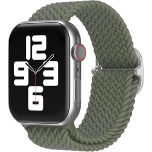 Apple Watch Uyumlu Ultra Solo Loop Hasır Örgü Tokalı Kordon 42 44 45 49MM