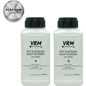VRM Vernikrecinemarketi Rtv-2 Platinum Kalıp Silikonu (10 Shore) 1 kg