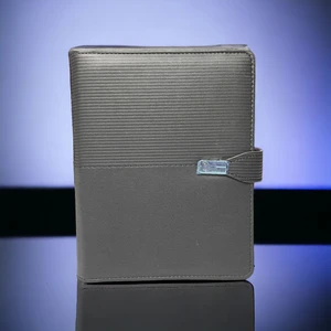 Eren Ofis Çizgili Model Organizer Termo Deri Hesap Makineli - Mekanizmalı 2026 Organizerli Lüx Ajanda