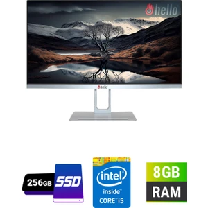 All In One Bilgisayar 24 Inc I5 8gb Ram 256GB SSD Ev Iş Ofis Bilgisayarı HL24H110D3I5