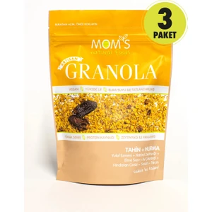 Mom's Natural Foods 3'lü Tahin & Hurma Granola