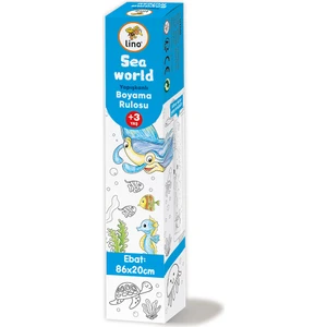 Yapışkanlı Boyama Rulosu Sea World 86X20 cm