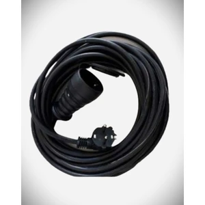 Kl Home Kamp Karavan Alanların 20 Metre CCA Elektrik Tek Priz 3x2,5 mm Çantalı Uzatma Şarj Ara Kablo
