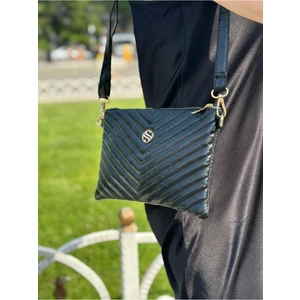 Kadın Suni Deri Ayarlanabilir Çapraz ve El Askılı Portföy, Clutch Çanta