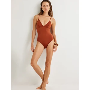 Askılı Mayo V Yaka Kaplı