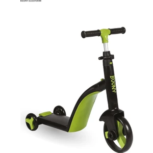 Boony Yeşil Çocuk Scooter-Bisiklet 1 Ürün 3 Özellik 50 kg Taşıma Kapasiteli