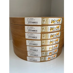 Sözer Orman Tutkallı Melamin Cumba Mobilya Kenar Bandı Bambu 22MM x 0 40MM x 50MT