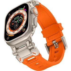 Apple Watch Uyumlu 42 44MM 45MM 49MM Defans Loop Yüksek Kalite Silikon Kordon