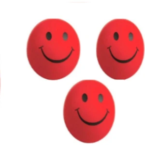 Gülen Yüz Stres Topu 3 Adet