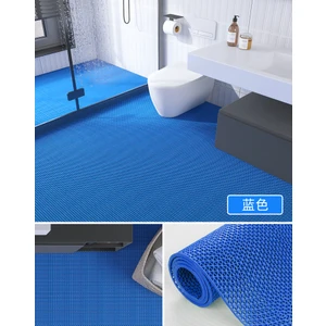 New Banyo Duş Havuz Zincir Mat Paspas Kaydırmaz Pvc Paspas / Mavi / Ebat: 90 cm