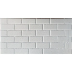 Süs Köşe Dekor Düz Tuğla Desen Baskılı Strafor Duvar  Panel 4 Adet 2 M2