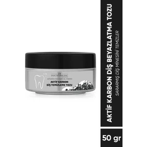 Docteur Blanc Laboratoires Docteur Blanc Aktif Karbon Diş Beyazlatma Tozu 50 g – Sararma ile Çay ve Kahve Lekelerine Karşı Etkili Temizlik