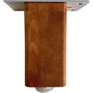 DS Yapı Kale Ayarlı Ahşap Ayak Mobilya Masa ve Dolap Ayağı (8 cm-10 cm-12 cm-15 cm-18 cm-23 cm) (Kayın / Gürgen Ağacı)