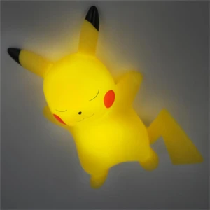 Pokemon Pikachu LED Işıklı Karakter Mod Gece Lambası Çocuk Odası Süsü Doğum Günü Hediyesi 1105