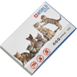 World Royal 4  Lü  Kedi  Dış  P.razit Ense ve Deri Bakım  Damlası