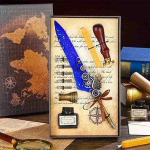 Dekoratif Divit Kalemli Özel Tasarım Konspet Hediyelik Seti