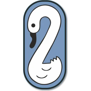 Dark Flamingo El Yapımı Üç Boyutlu Sevimli Tablo Serisi Kuğu